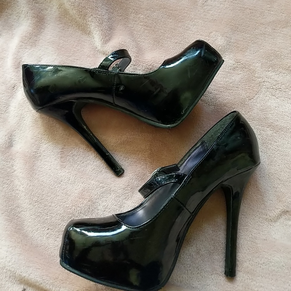 Platform heels.